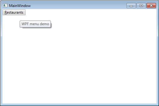 Adding ToolTip to MenuItem